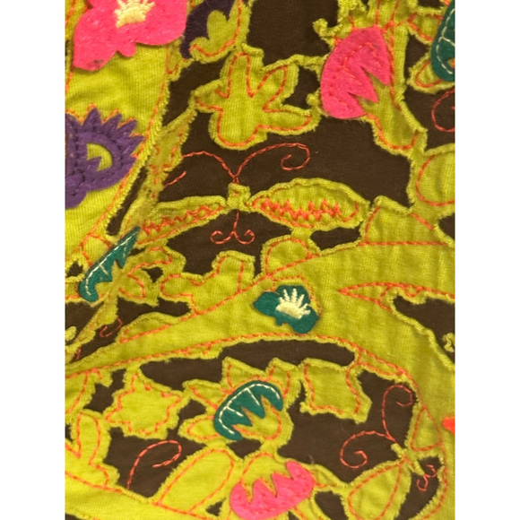 Mamatayoe Skirt Green Brown Size Extra Large Boho - Picture 5 of 16